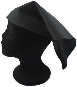A302-2黑和風鬆緊帶三角巾