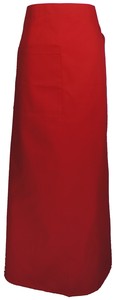A405-3紅色腰帶半布加長圍裙85CM