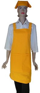 A606-5黃色大日式四袋布圍裙