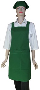 A606-6綠色大日式四袋布圍裙