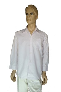 Z239-1男襯衫袖子可反摺為五分袖