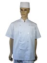A101中山領雙排扣短袖廚師服