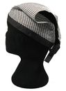 A319-1黑格子三角頭巾