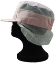 A305-3(粉紅)女衛生食品帽(附托網)