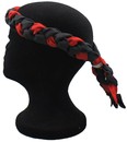 A328-10紅配黑藤蔓頭巾