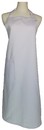 A502白色布方角單袋圍裙(伸縮帶)