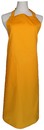 A502-5黃色布方角單袋圍裙(伸縮帶)