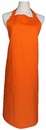 A502-8橘色布方角單袋圍裙(伸縮帶)