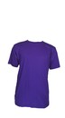 P009-12淺紫色薄純棉圓領T恤