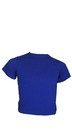 P0010-05寶藍色厚純棉圓領T恤(P0011長袖)